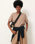 Sessùn Too short sleeve wide T-shirt alpaga